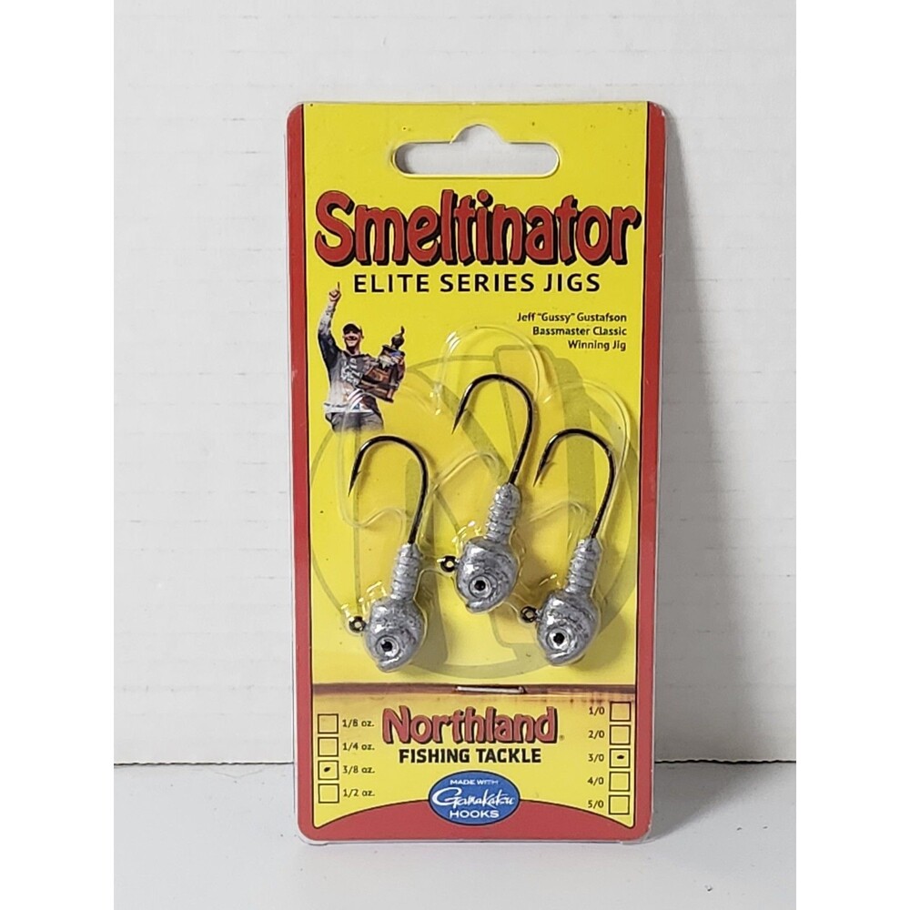 Northland Smeltinator Elite Series Jigs 3/8 oz 1/0 Hook 3pk New Bass Fishing Jig